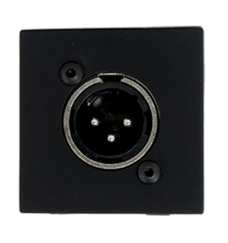 Audac CP 45 XLMB - On-wall Connection Plate with XLR male Socket